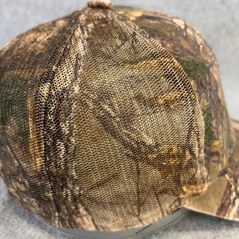 Johnson Equipment Co Mens Camo Outdoor Cap Realtree Trucker Hat Snapback OSFM